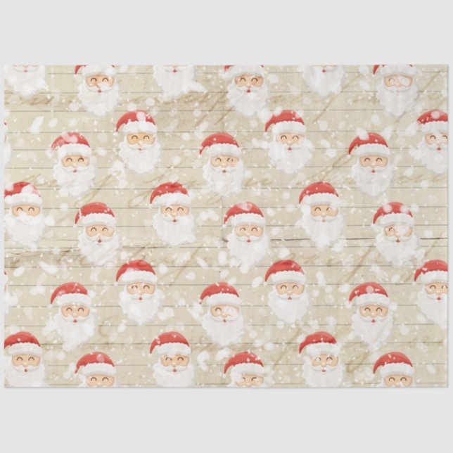 Vintage Christmas Mix Series Design 3 Tissue Paper (Front)