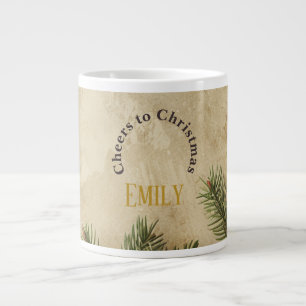 Vintage Christmas Mug – Classic Red & Green Cup