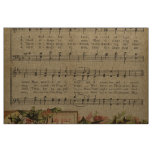 Vintage Christmas Music Sheet Holiday Fabric