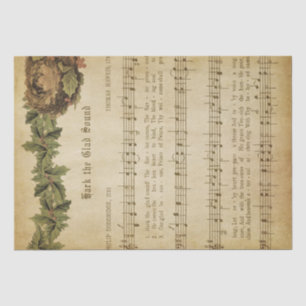 Vintage Christmas Music Tissue Paper