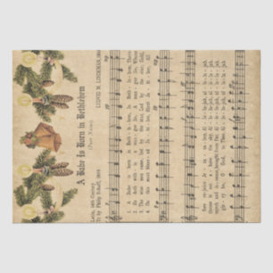 Vintage Christmas Music Tissue Paper