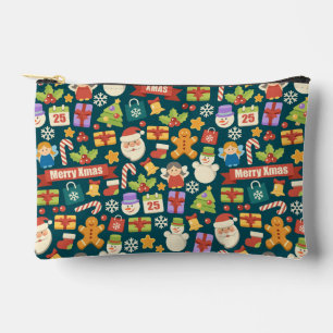 Vintage Christmas Nutcrackers Merry Christmas Cute Accessory Pouch