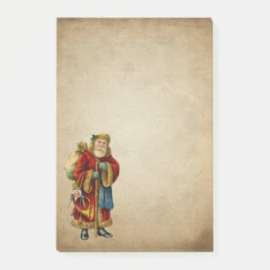Vintage Christmas Old World Santa Claus Post-it No Post-it Notes