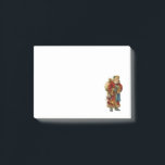 Vintage Christmas Old World Santa Claus Post-it Notes<br><div class="desc">Sticky notes with a vintage Old World Christmas Santa Claus. Classic old world santa,  wearing his famous red coat and carrying a bag full of toys. This old-fashioned Santa,  is slim and holds a walking stick for travelling throughout the land gifting toys to all the girls and boys.</div>