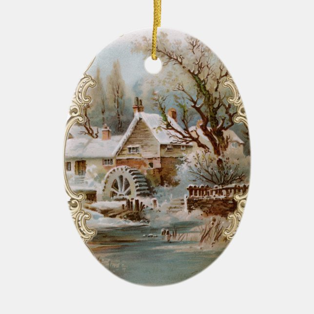 Vintage Christmas ornament (Front)