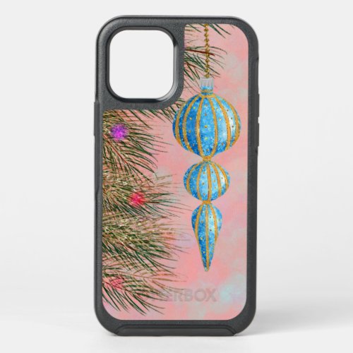  Vintage Christmas Ornament With Bokeh Effect OtterBox Symmetry iPhone 12 Pro Case