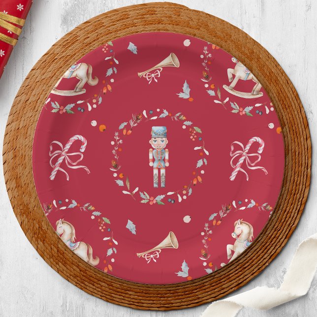 Vintage Christmas Paper Plate (Creator Uploaded)