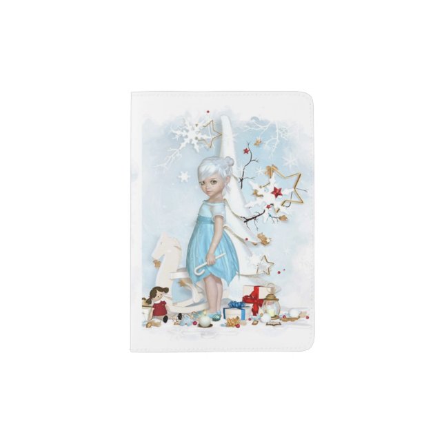 Vintage : Christmas - Passport Holder (Front)