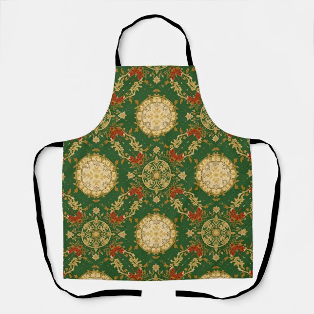 Vintage Christmas Pattern - Apron (Front)
