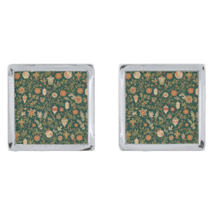 Vintage Christmas Pattern - Cufflinks