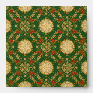 Vintage Christmas Pattern - Envelope