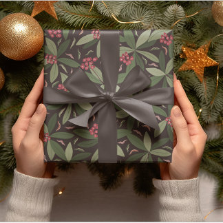 Vintage Christmas Pattern Wrapping Paper