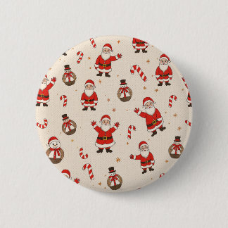 vintage christmas patterns button
