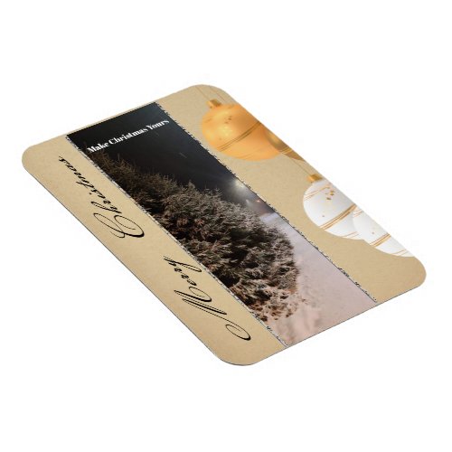 Vintage Christmas Personalized Magnet