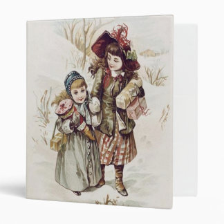 Vintage Christmas Photo Avery Binder
