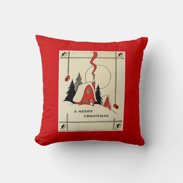 Vintage Christmas Pillows (Front)