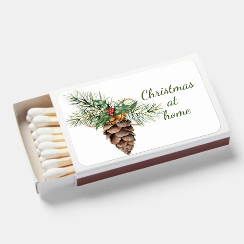 Vintage Christmas Pinecone with Bells Matches