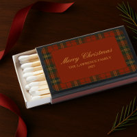 Vintage Christmas Plaid Timeless Classic Custom