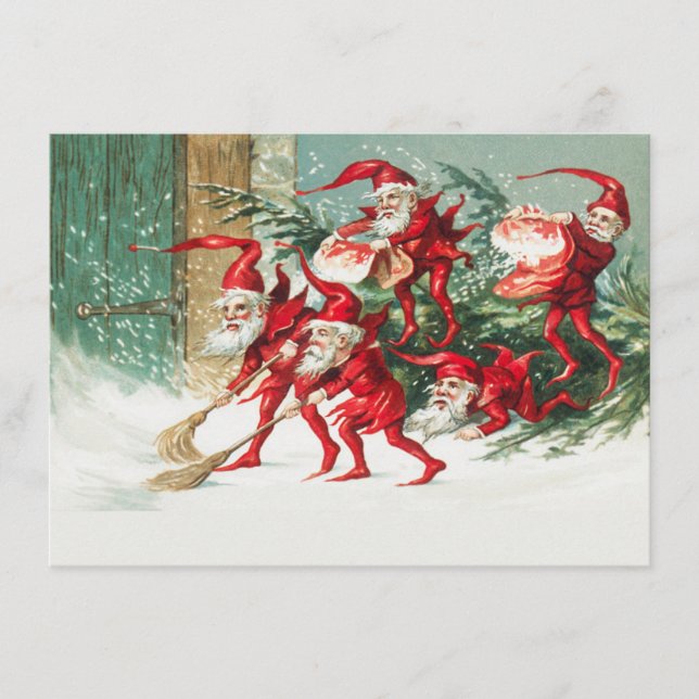 Vintage Christmas post card (Front)