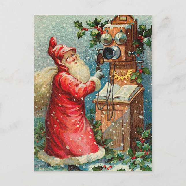 Vintage Christmas Postcard (Front)