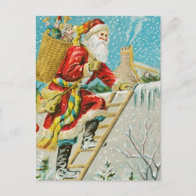 Vintage Christmas Postcard (Front)