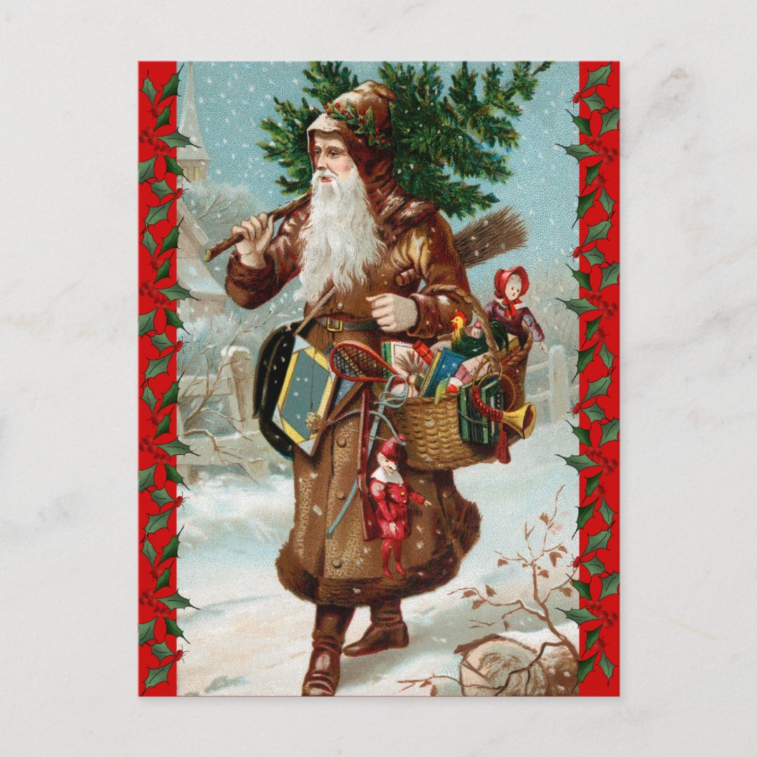 Vintage Christmas Postcard | Zazzle