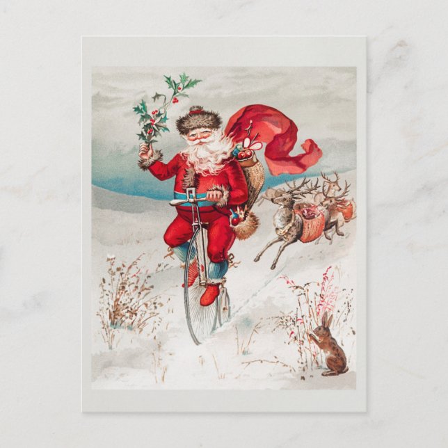 Vintage Christmas Postcard (Front)