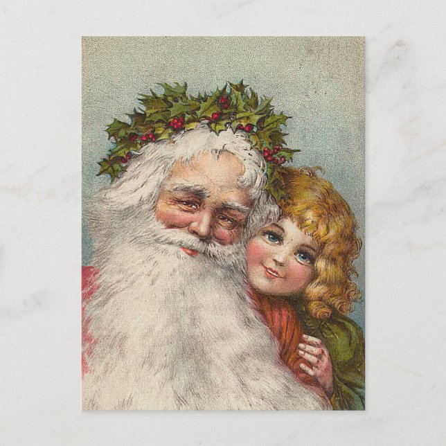Vintage Christmas Postcard (Front)