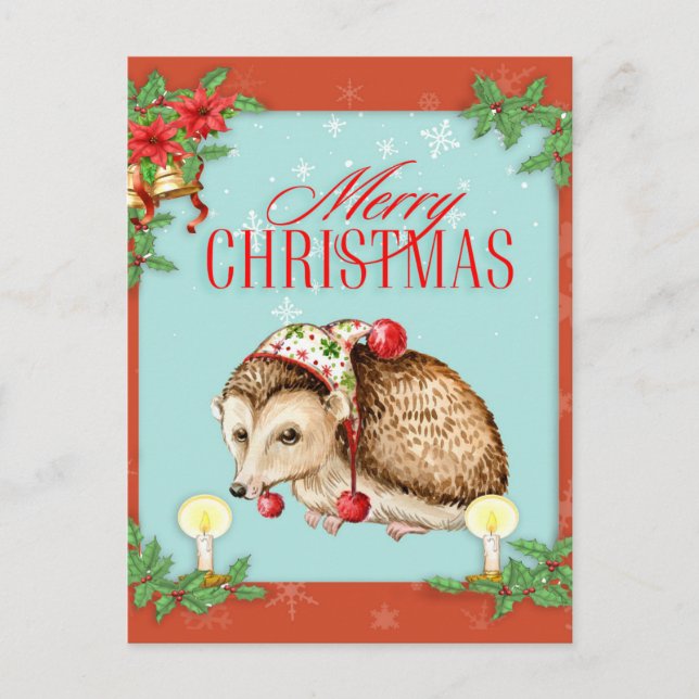 Vintage Christmas Postcard (Front)