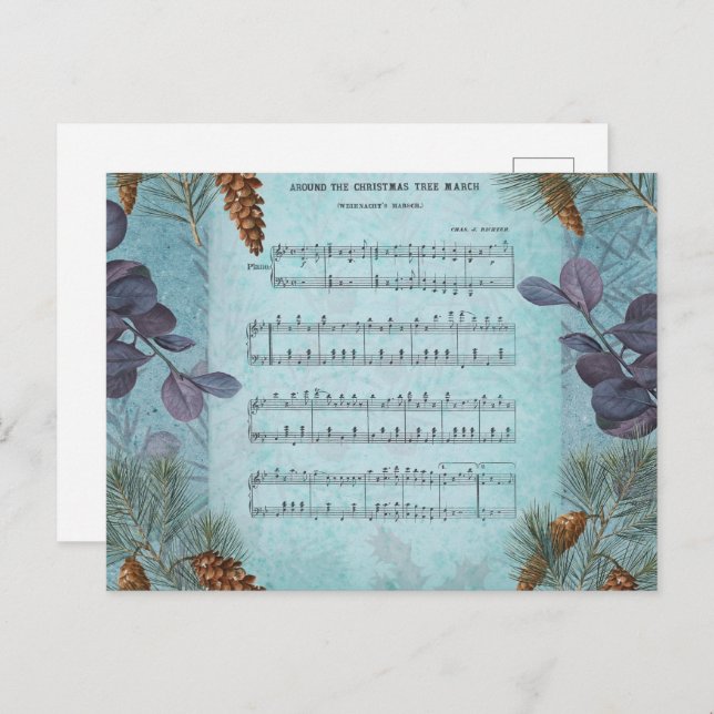 VINTAGE CHRISTMAS POSTCARD      (Front/Back)