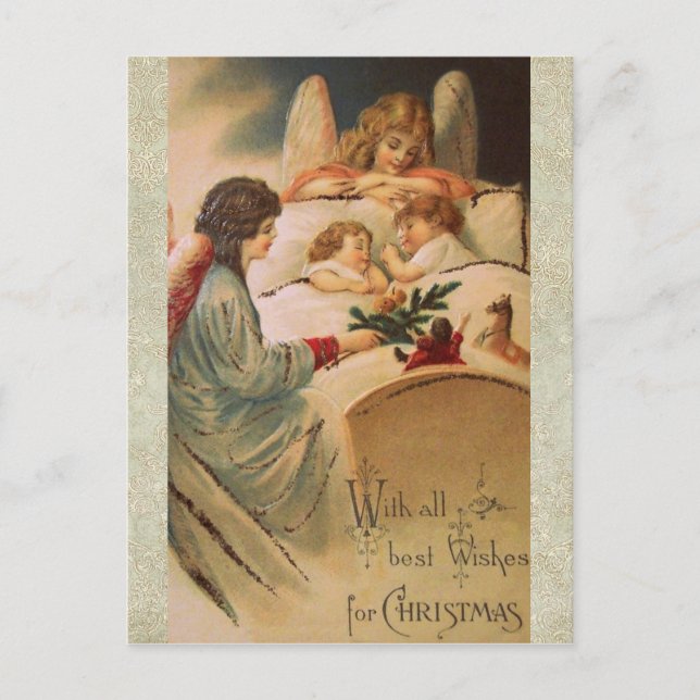 Vintage Christmas Postcard (Front)