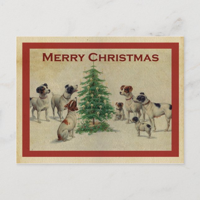 Vintage Christmas Postcard (Front)