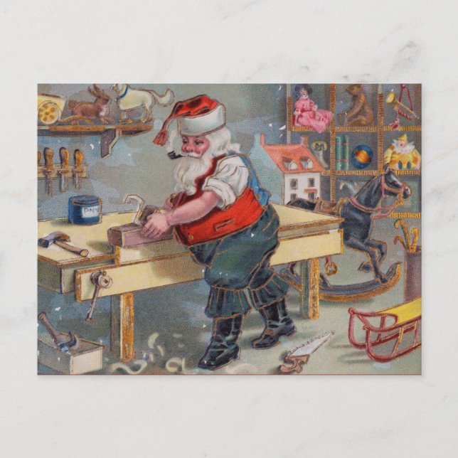 Vintage Christmas Postcard (Front)