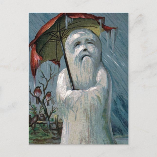 Vintage Christmas Postcard (Front)