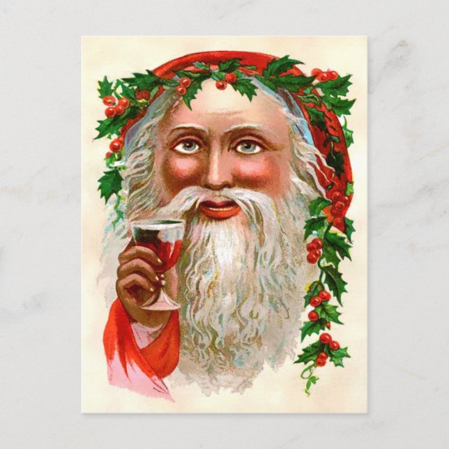 Vintage Christmas Postcard (Front)