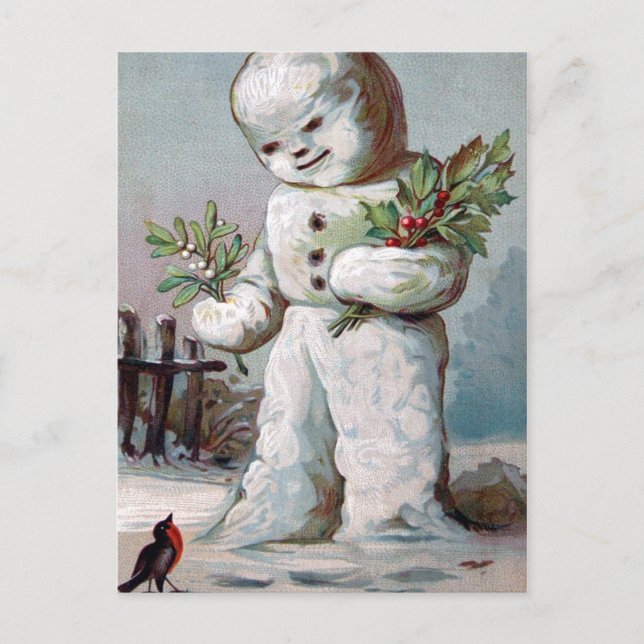 Vintage Christmas Postcard (Front)