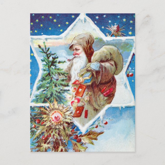 Vintage Christmas Postcard (Front)