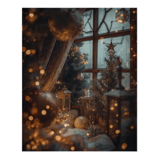 Vintage Christmas Poster (Front)