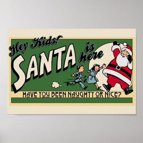 Vintage Christmas  Poster