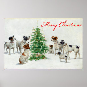 vintage Christmas Poster