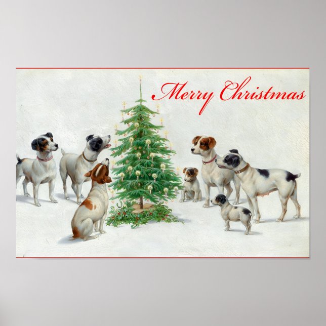 vintage Christmas Poster (Front)