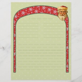 Vintage Christmas Recipe Letterhead by Vintage_Gifts at Zazzle