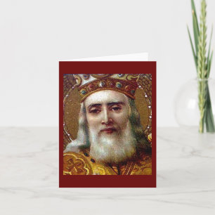 Vintage Christmas Saint Nicholas Holiday Card