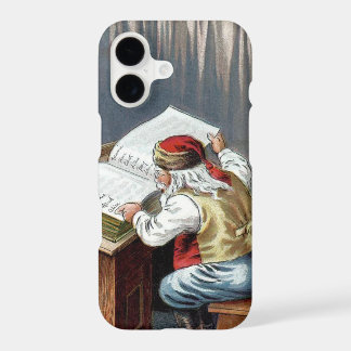 Vintage Christmas, Saint Nicholas Naughty or Nice  iPhone 17 Case