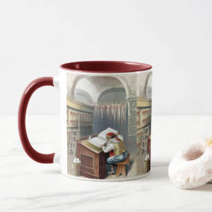 Vintage Christmas, Saint Nicholas Naughty or Nice Mug