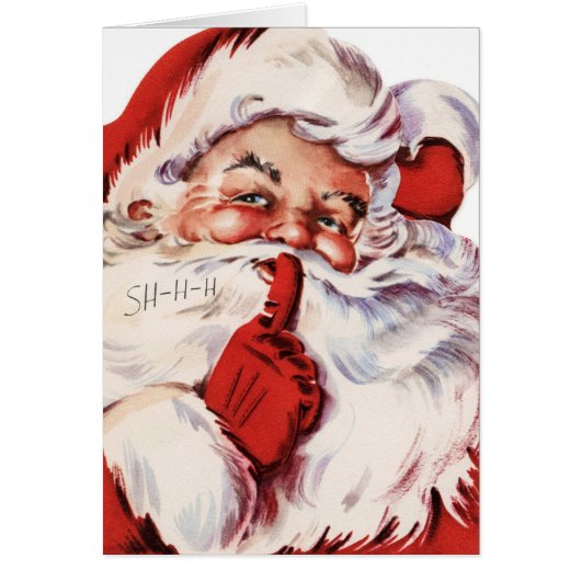 Vintage Christmas Santa Cards (Front)