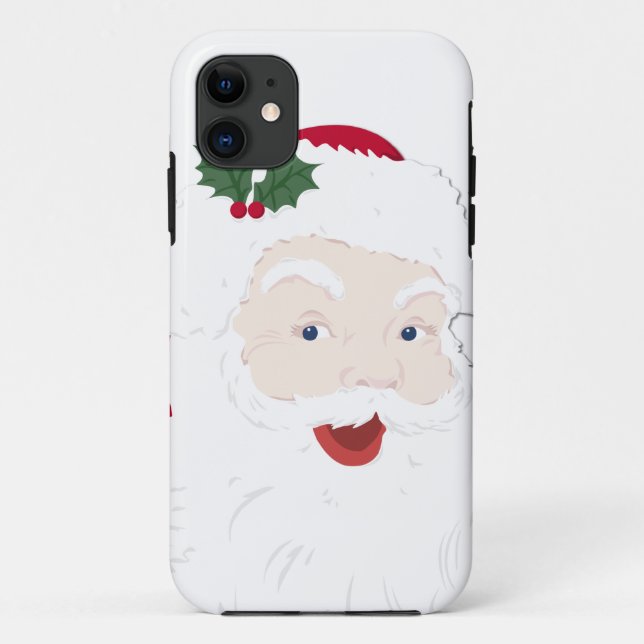 Vintage Christmas Santa Case-Mate iPhone Case (Back)