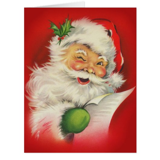 Vintage Christmas Santa Claus (Front)