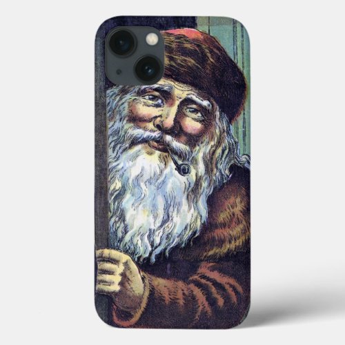 Vintage Christmas Santa Claus and His Works Book iPhone 13 Case