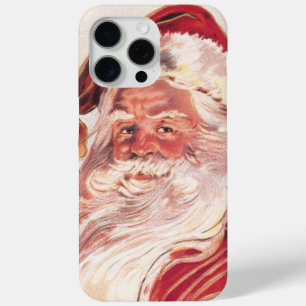 Vintage Christmas Santa Claus iPhone 15 Pro Max Case